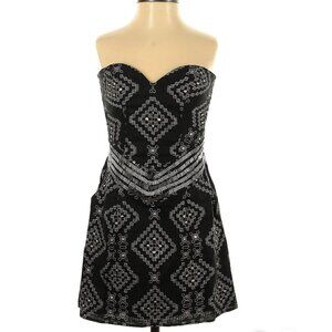 Parker linen embroidered dress